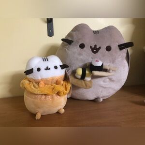 PUSHEEN PLUSH 2 SUSHI and PUMPKIN